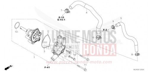 POMPE A EAU CB500XACT de 2026
